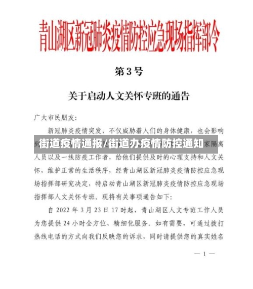 街道疫情通报/街道办疫情防控通知-第2张图片