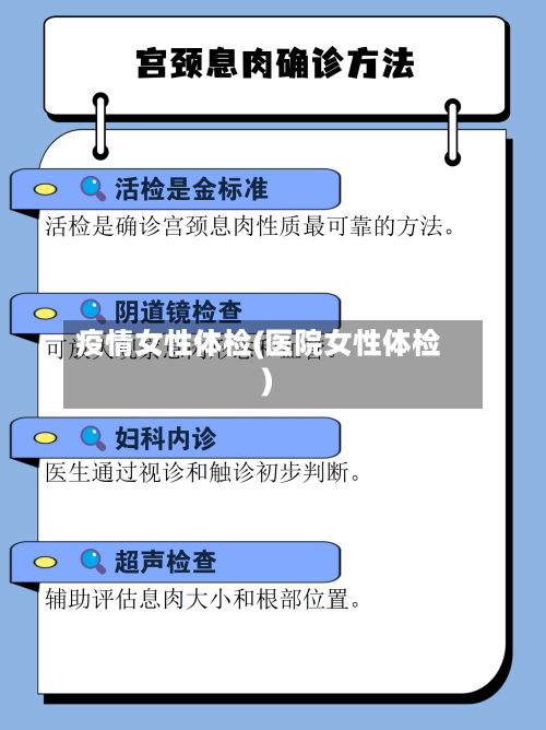 疫情女性体检(医院女性体检)-第2张图片