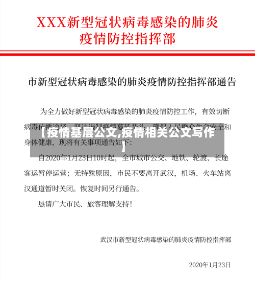 【疫情基层公文,疫情相关公文写作】-第1张图片