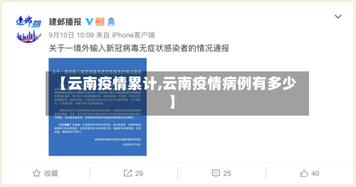 【云南疫情累计,云南疫情病例有多少】-第3张图片