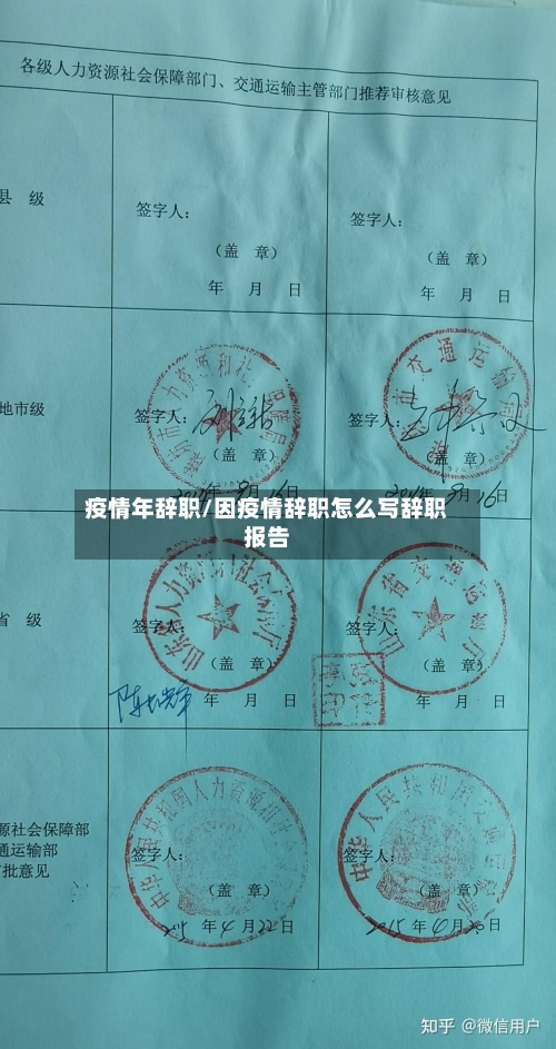 疫情年辞职/因疫情辞职怎么写辞职报告-第3张图片