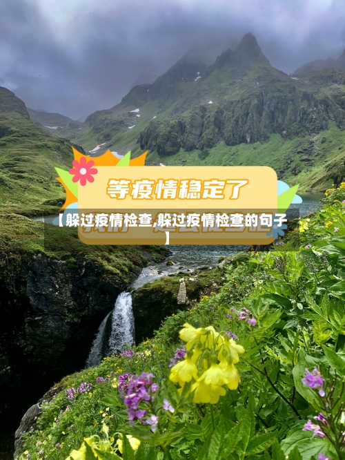 【躲过疫情检查,躲过疫情检查的句子】-第2张图片