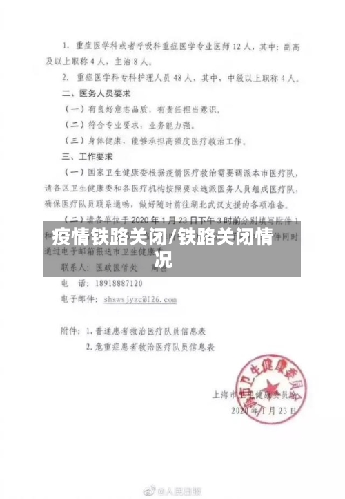 疫情铁路关闭/铁路关闭情况-第2张图片