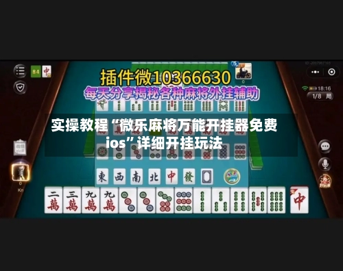 实操教程“微乐麻将万能开挂器免费ios”详细开挂玩法-第2张图片
