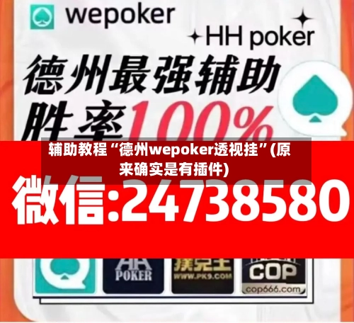 辅助教程“德州wepoker透视挂”(原来确实是有插件)-第1张图片