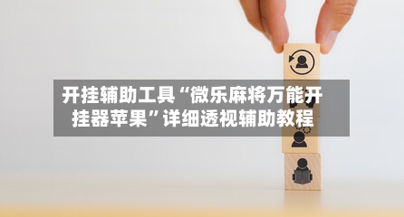 开挂辅助工具“微乐麻将万能开挂器苹果”详细透视辅助教程-第3张图片