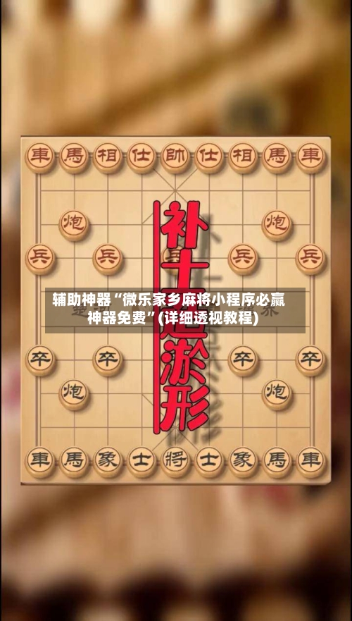 辅助神器“微乐家乡麻将小程序必赢神器免费”(详细透视教程)-第2张图片