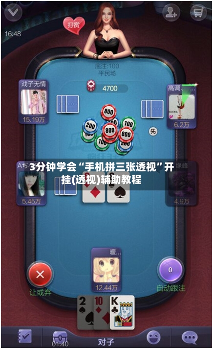 3分钟学会“手机拼三张透视	”开挂(透视)辅助教程-第2张图片