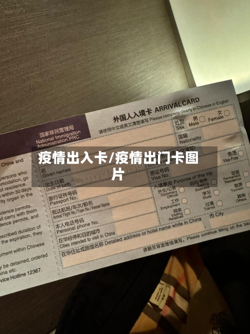 疫情出入卡/疫情出门卡图片-第1张图片