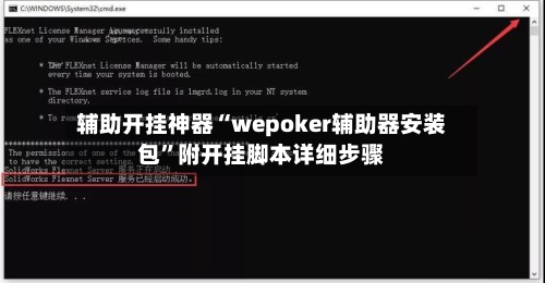 辅助开挂神器“wepoker辅助器安装包”附开挂脚本详细步骤-第2张图片