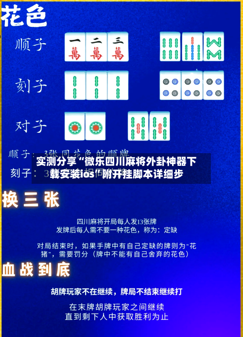 实测分享“微乐四川麻将外卦神器下载安装ios”附开挂脚本详细步-第2张图片