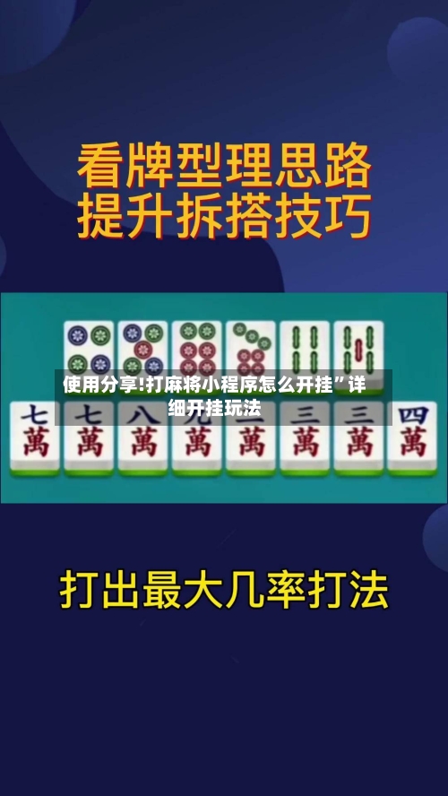 使用分享!打麻将小程序怎么开挂	”详细开挂玩法-第2张图片