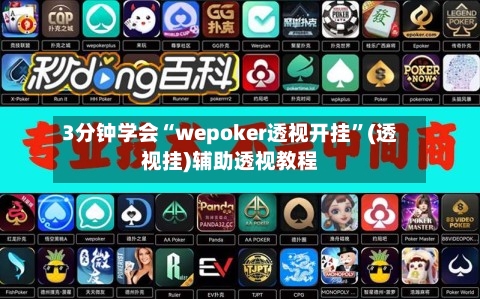 3分钟学会“wepoker透视开挂”(透视挂)辅助透视教程-第3张图片