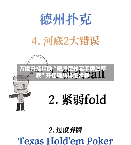 万能开挂辅助“短牌德州起手牌胜率表”开挂辅助详细步骤-第2张图片
