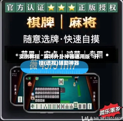 实测教程“麻将外卦神器通用版”开挂(透视)辅助神器-第3张图片