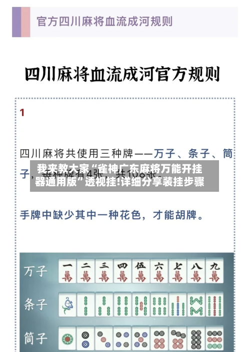 我来教大家“雀神广东麻将万能开挂器通用版”透视挂!详细分享装挂步骤-第2张图片
