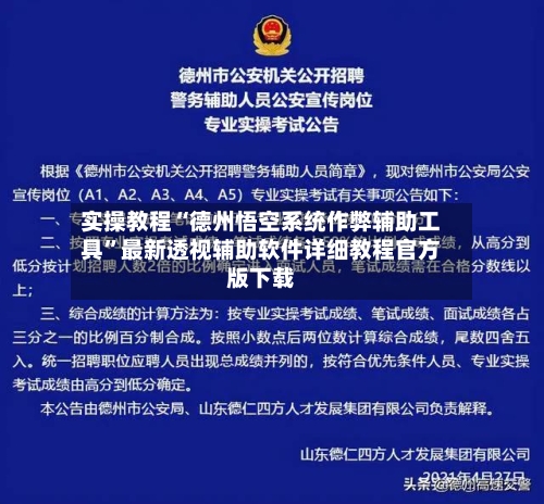 实操教程“德州悟空系统作弊辅助工具	”最新透视辅助软件详细教程官方版下载-第1张图片