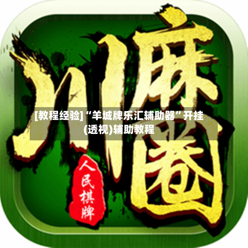 [教程经验]“羊城牌乐汇辅助器”开挂(透视)辅助教程-第3张图片