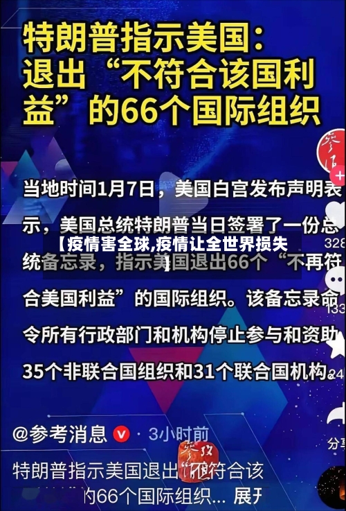 【疫情害全球,疫情让全世界损失】-第3张图片