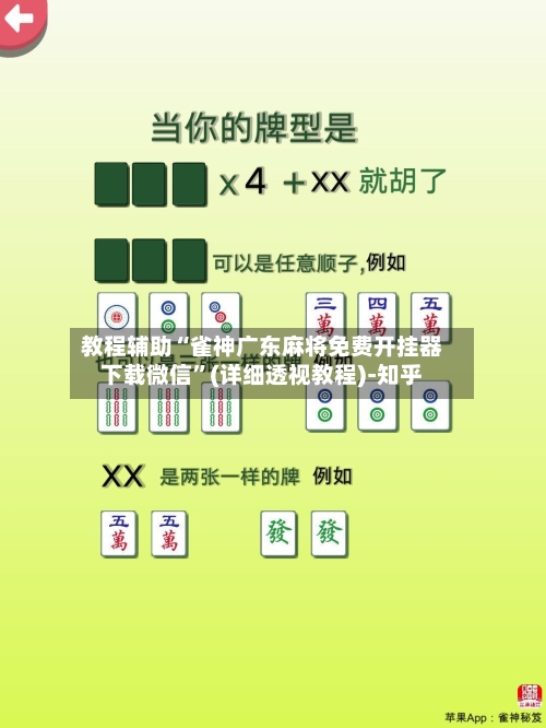 教程辅助“雀神广东麻将免费开挂器下载微信	”(详细透视教程)-知乎-第2张图片
