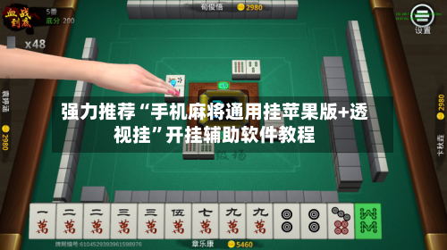 强力推荐“手机麻将通用挂苹果版+透视挂”开挂辅助软件教程-第3张图片