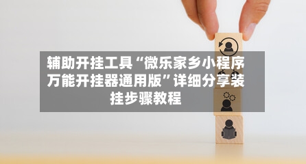 辅助开挂工具“微乐家乡小程序万能开挂器通用版”详细分享装挂步骤教程-第3张图片