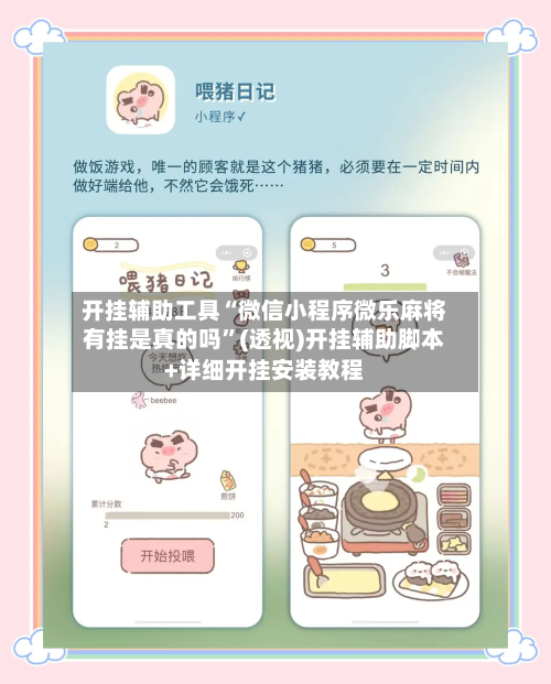 开挂辅助工具“微信小程序微乐麻将有挂是真的吗”(透视)开挂辅助脚本+详细开挂安装教程-第2张图片