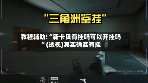 教程辅助!“新卡贝有挂吗可以开挂吗	”(透视)其实确实有挂-第2张图片