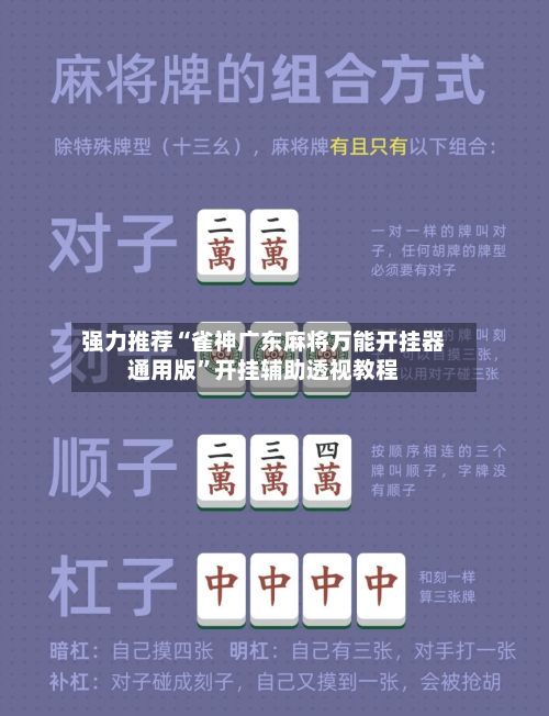 强力推荐“雀神广东麻将万能开挂器通用版”开挂辅助透视教程-第2张图片