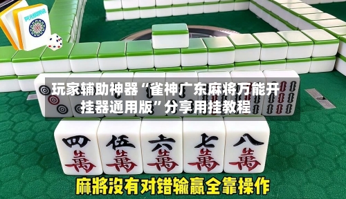 玩家辅助神器“雀神广东麻将万能开挂器通用版”分享用挂教程-第2张图片