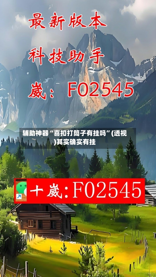 辅助神器“喜扣打筒子有挂吗	”(透视)其实确实有挂-第1张图片