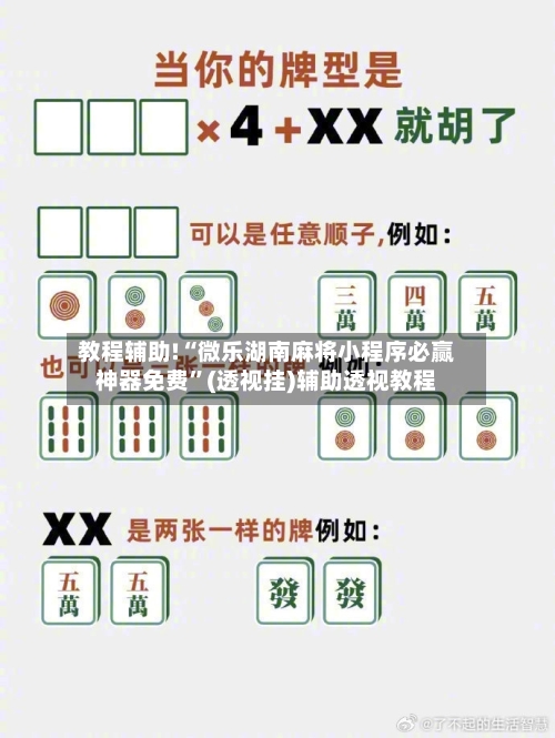 教程辅助!“微乐湖南麻将小程序必赢神器免费”(透视挂)辅助透视教程-第1张图片