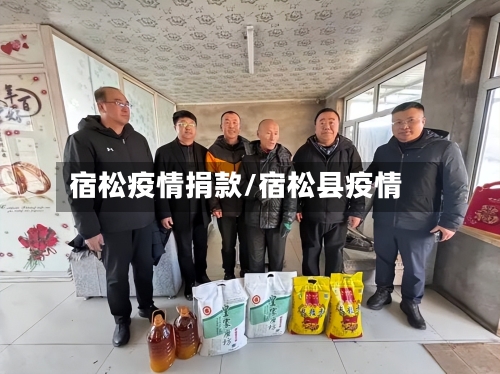 宿松疫情捐款/宿松县疫情-第2张图片