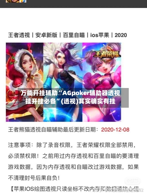 万能开挂辅助“AGpoker辅助器透视挂开挂必备	”(透视)其实确实有挂-第2张图片