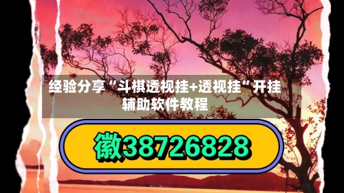 经验分享“斗棋透视挂+透视挂”开挂辅助软件教程-第1张图片