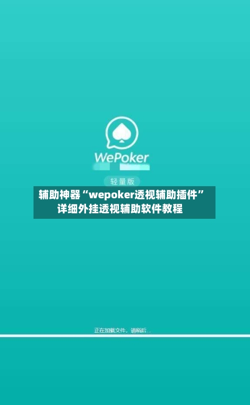 辅助神器“wepoker透视辅助插件	”详细外挂透视辅助软件教程-第2张图片