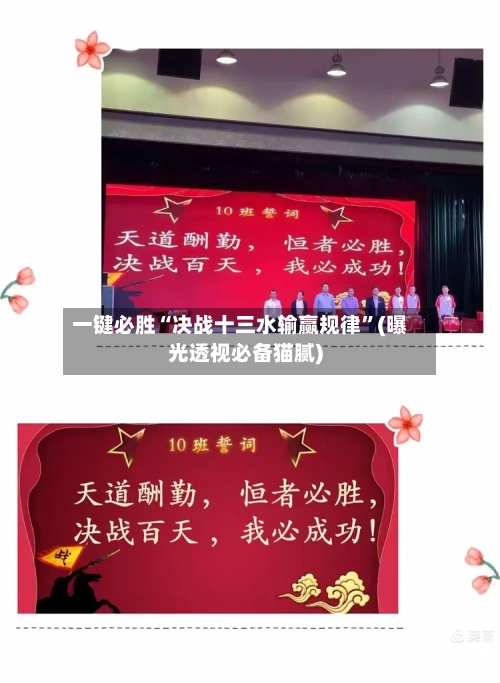 一键必胜“决战十三水输赢规律”(曝光透视必备猫腻)-第1张图片