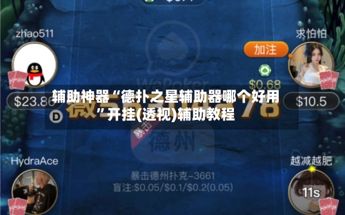 辅助神器“德扑之星辅助器哪个好用	”开挂(透视)辅助教程-第3张图片