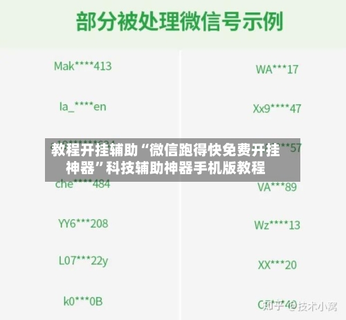 教程开挂辅助“微信跑得快免费开挂神器”科技辅助神器手机版教程-第3张图片
