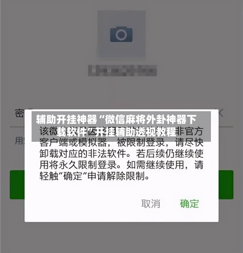 辅助开挂神器“微信麻将外卦神器下载软件”开挂辅助透视教程-第2张图片