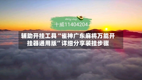 辅助开挂工具“雀神广东麻将万能开挂器通用版”详细分享装挂步骤-第2张图片