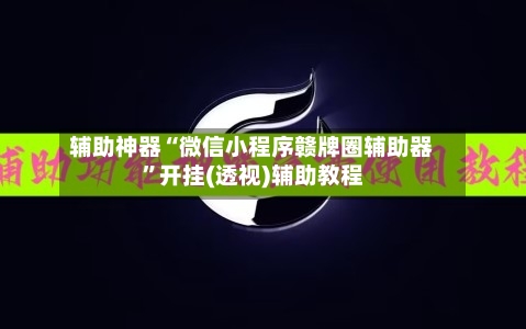 辅助神器“微信小程序赣牌圈辅助器”开挂(透视)辅助教程-第2张图片