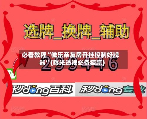 必看教程“微乐亲友房开挂控制好牌器”(曝光透视必备猫腻)-第2张图片