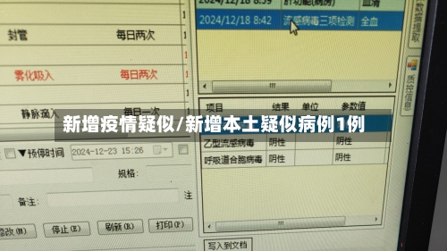 新增疫情疑似/新增本土疑似病例1例-第1张图片