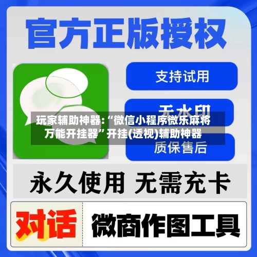 玩家辅助神器:“微信小程序微乐麻将万能开挂器”开挂(透视)辅助神器-第3张图片