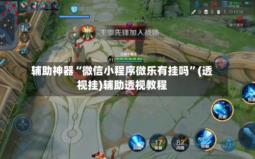 辅助神器“微信小程序微乐有挂吗”(透视挂)辅助透视教程-第1张图片