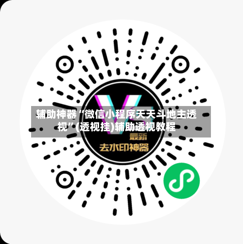 辅助神器“微信小程序天天斗地主透视	”(透视挂)辅助透视教程-第2张图片