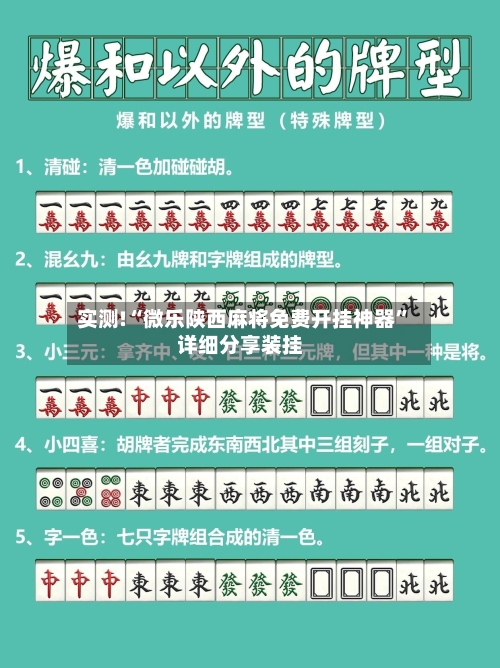 实测!“微乐陕西麻将免费开挂神器	”详细分享装挂-第1张图片