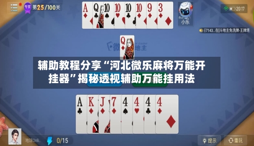 辅助教程分享“河北微乐麻将万能开挂器”揭秘透视辅助万能挂用法-第2张图片