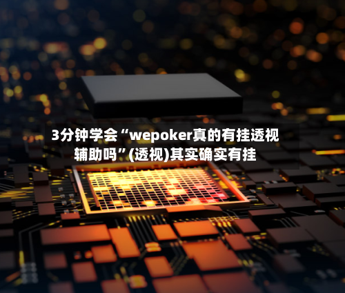 3分钟学会“wepoker真的有挂透视辅助吗	”(透视)其实确实有挂-第3张图片